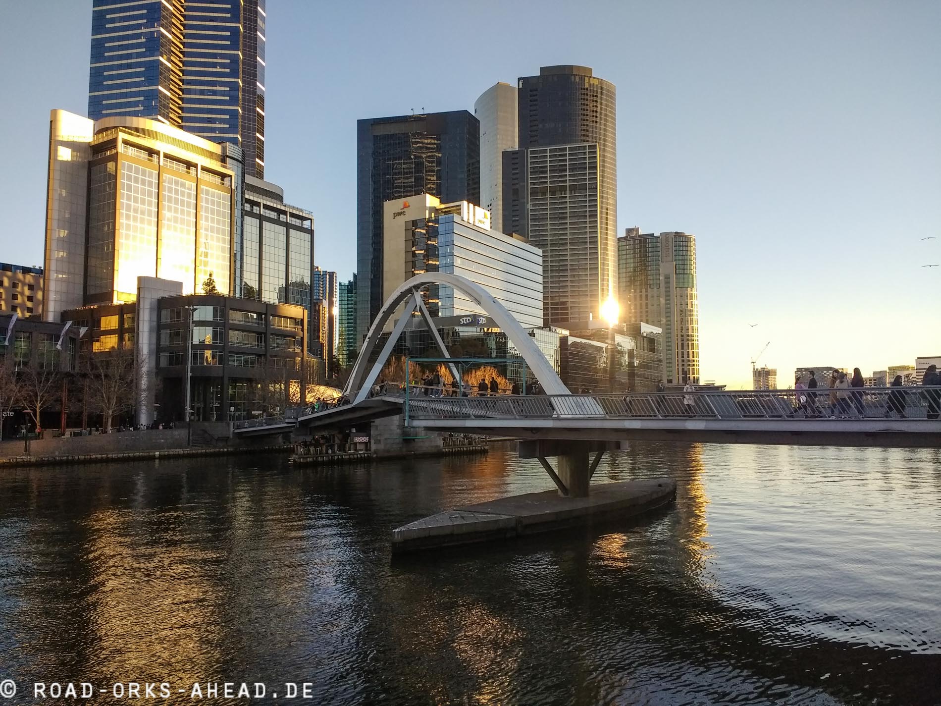Melbourne und der Yarra River