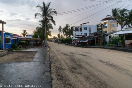 Die Straßen von Puerto Villamil