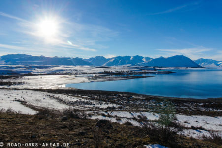 Lake Tekapo im Winter
