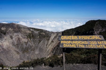 Vulkan Irazu - Crater Principal