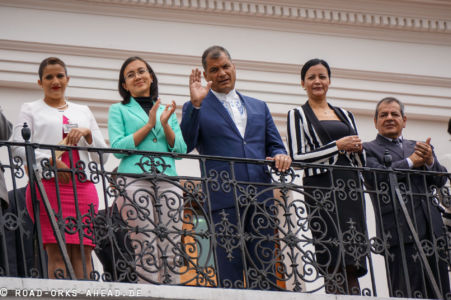 Rafael Correa - mittlerweile Ex-Präsident