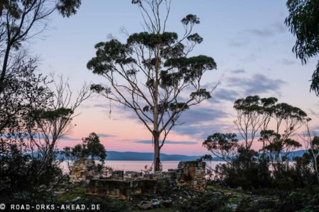 Sonnenuntergang Tasmaniens Ostküste